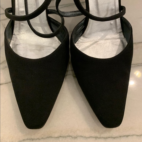 Stuart Weitzman Exotic Peau de Soie Heels Size 8.5 - Picture 7 of 14